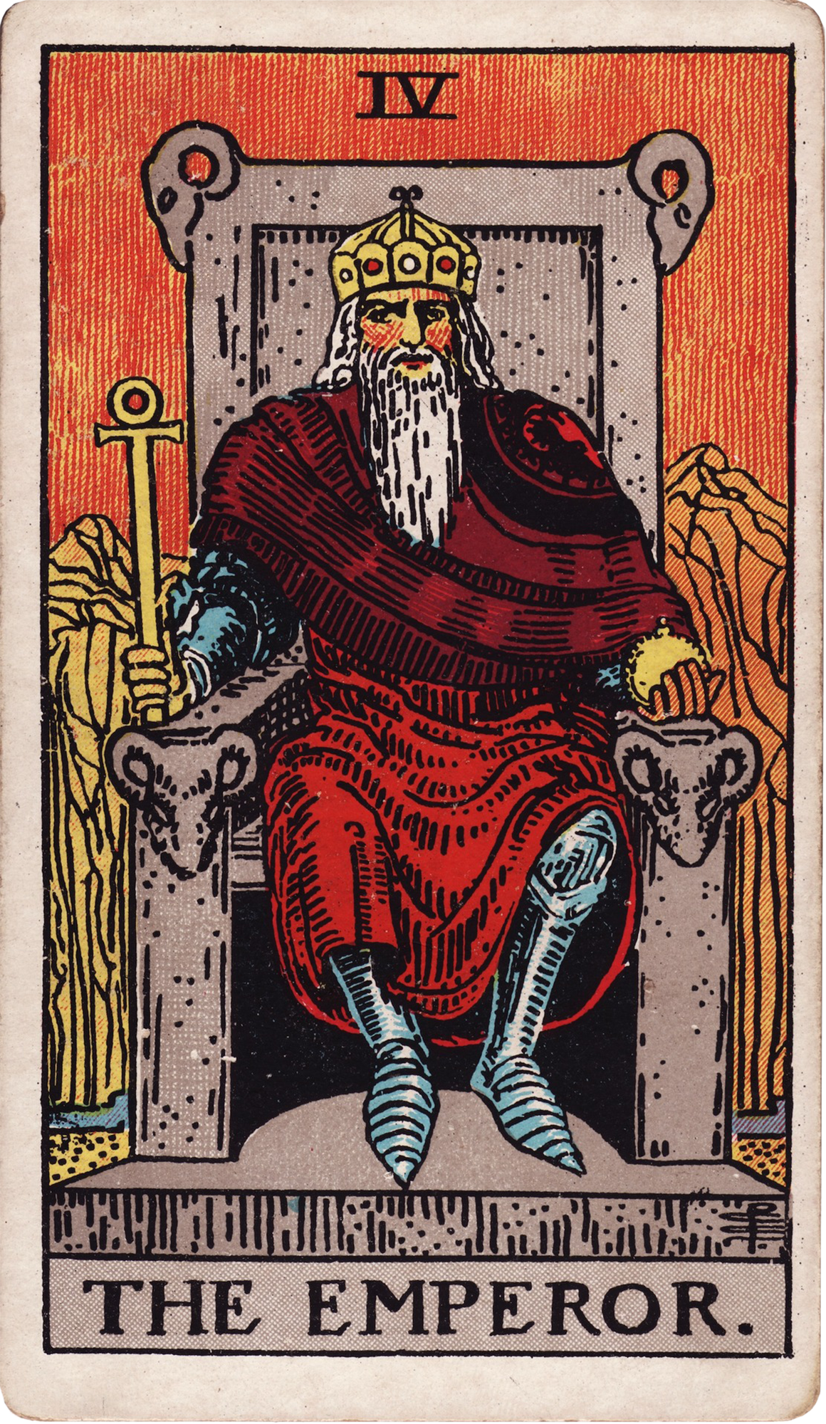 The Emperor Tarot card